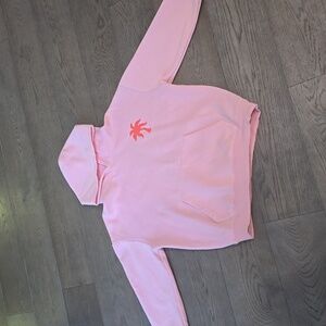 Pink Palm Puff "Everything Comes In Waves" Hoodie